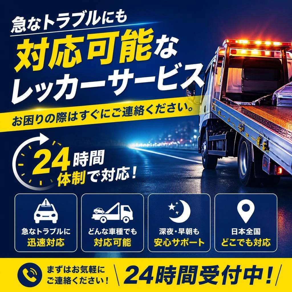レッカーサービスのご紹介